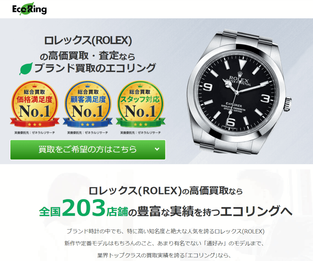 エコリング　時計