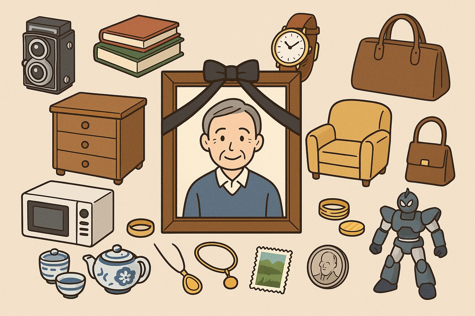 【2025年版】遺品整理で買取も依頼するなら?おすすめ業者と高く売るコツを解説
