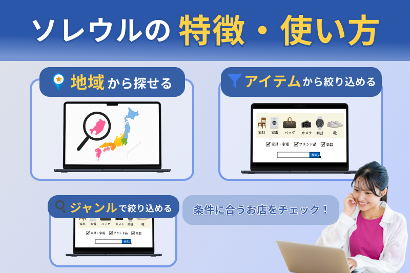 ソレウルの特徴・使い方